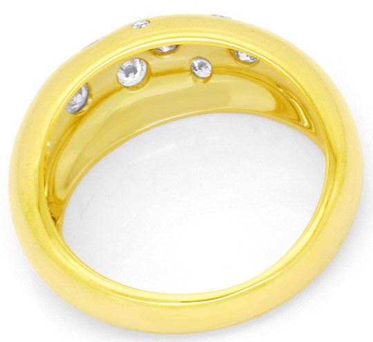 Foto 3 - Brillanten-Diamanten-Bandring 0,7ct Brillanten Gelbgold, S4448